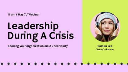 Crisis Solution Webinar