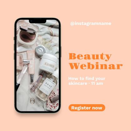 Beauty Webinar Template