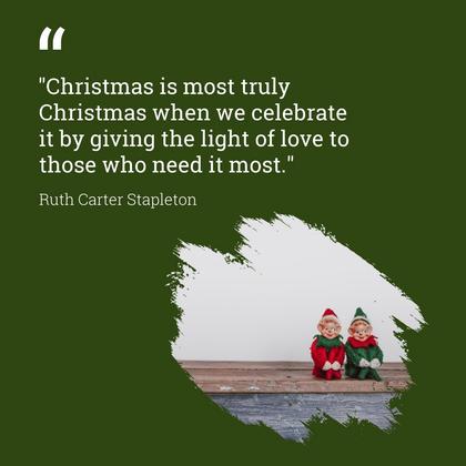 Christmas Quote Template