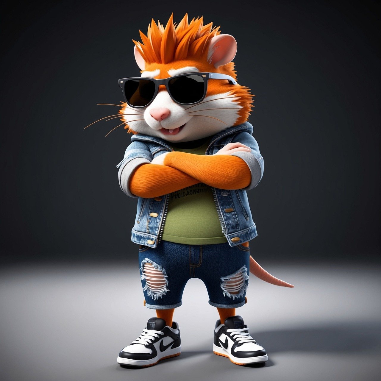 hamster, sunglasses, fashion