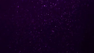 Abstract Purple Particles Flow Background, Flying particles in motion