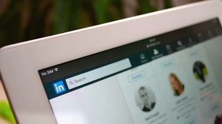 LinkedIn social network profile