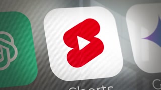 Shorts Close Up With Other Social Media App Icons