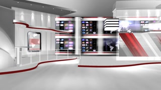 Virtual News Studio Set Background 530