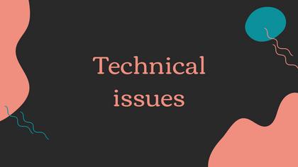 Tech Issues — Dark Peach Theme