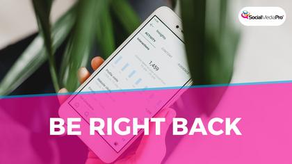 Be right back — SMD Summit Theme